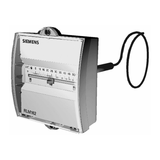 Siemens Synco RLM162 Handbuch