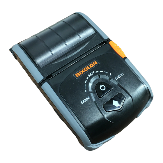 BIXOLON SPP-R200II Installationsanweisung