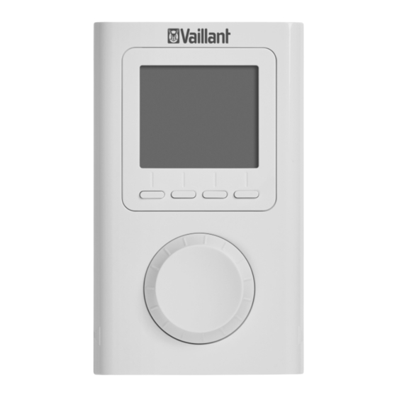 Vaillant VRT 260f Betriebs Und Installationsanleitung
