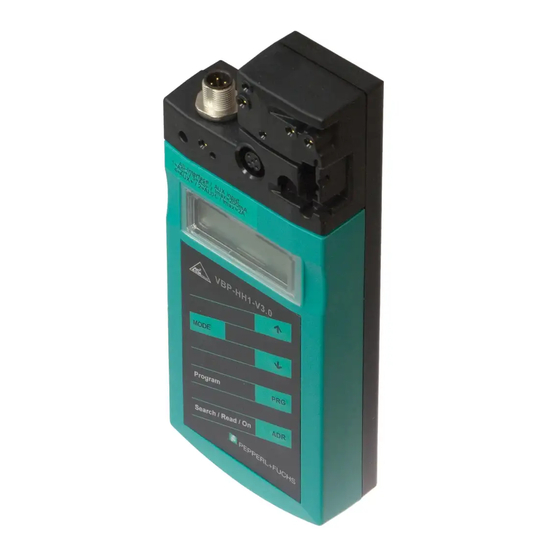 Pepperl+Fuchs VBP-HH1-V3.0-V1 Handbuch
