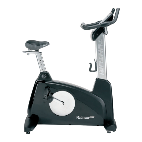 Tunturi Upright Bike Pro Betriebsanleitung