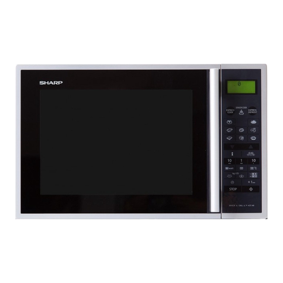 Sharp R-961W Bedienungsanleitung Mit Kochbuch