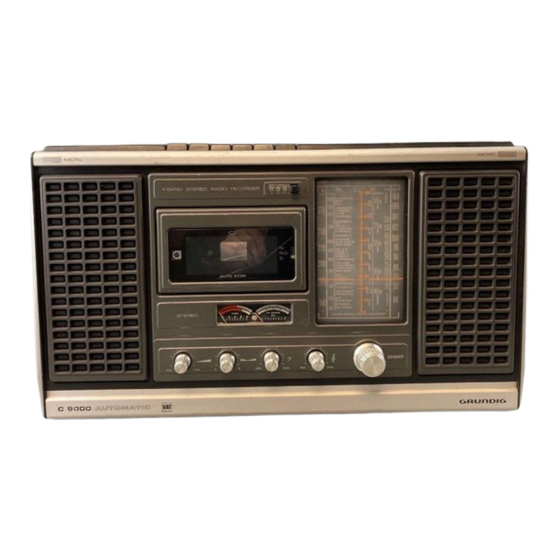 Grundig C 9000 Serviceanleitung