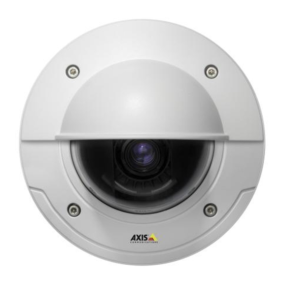 Axis P3364–VE Installationsanleitung