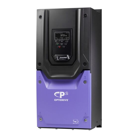 Invertek Drives Optidrive CP2 Installationsanleitung