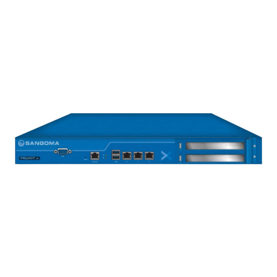 Sangoma PBXact 25 Einrichtung