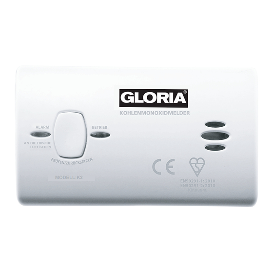 Gloria K2 Handbuch
