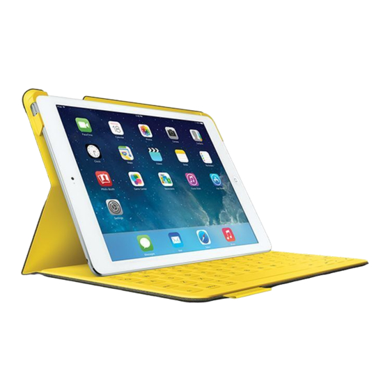 Logitech FabricSkin Folio i5 Kurzanleitung