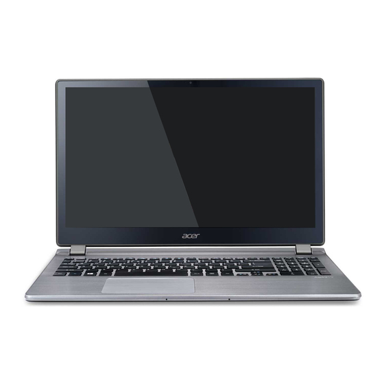 Acer Aspire V7-481P Kurzanleitung