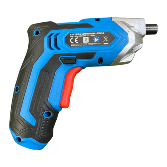 FERREX FSD 3.6 Bedienungsanleitung