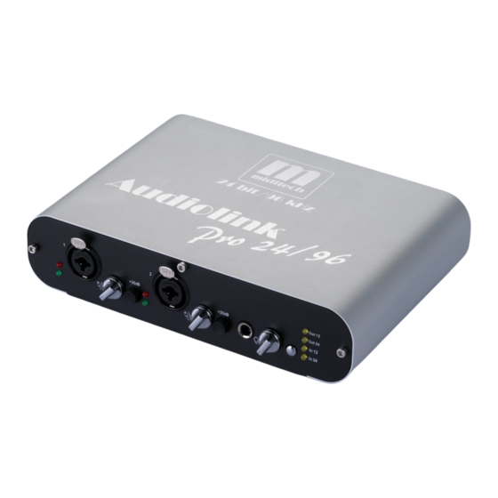 Miditech Audiolink Pro 24/96 Bedienungsanleitung