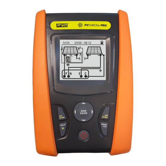 HT Instruments PVCHECKs-PRO Bedienungsanleitung