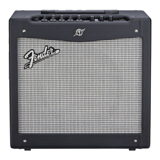 Fender Mustang I Bedienungshandbuch