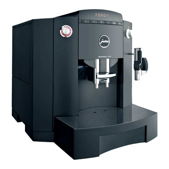 Jura IMPRESSA XF50 Kurzanleitung