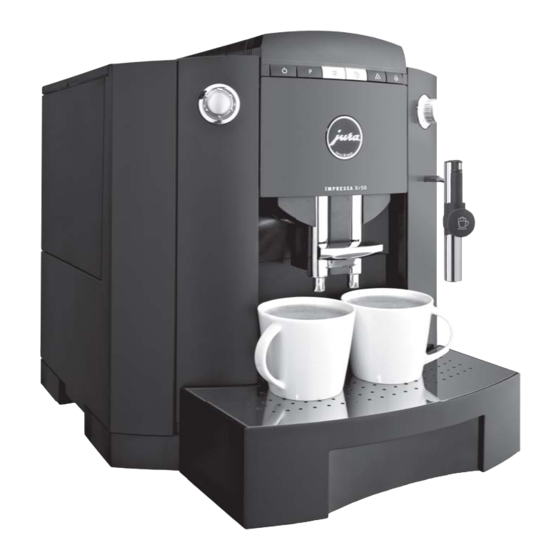 Jura IMPRESSA XF50 Kurzanleitung