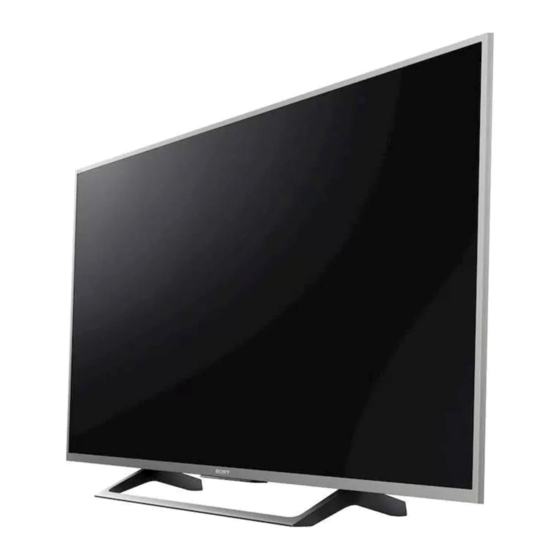 Sony Bravia KD-49XE70 Serie Einrichtungshandbuch