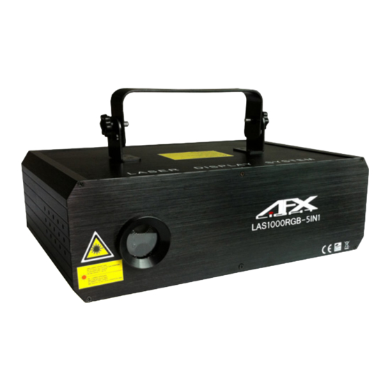afx light LAS1000RGB-5IN1 Bedienungsanleitung