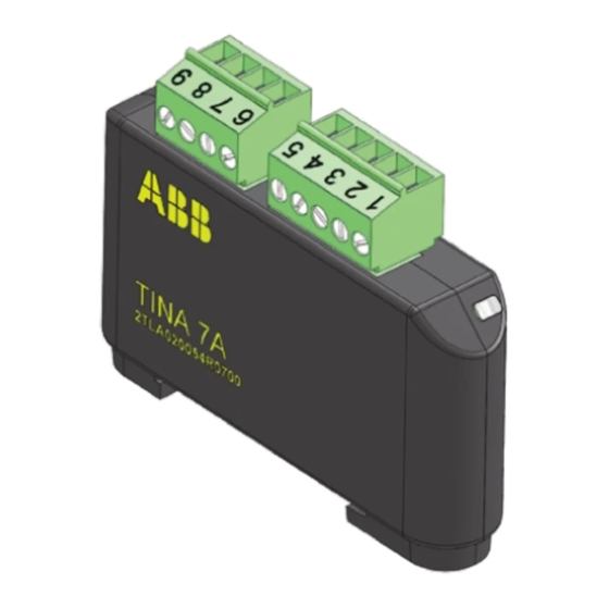 ABB Tina 7A Originalanleitung