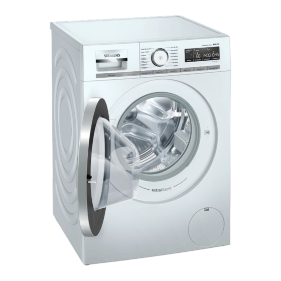 Siemens WM14VM93 Gebrauchs- Und Montageanleitung