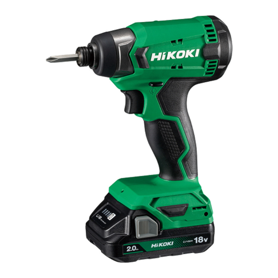 HIKOKI WH 18DA Bedienungsanleitung