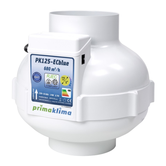 primaklima PK125-ECblue Gebrauchsanweisung