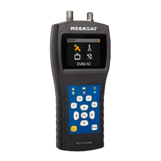 Megasat HD 4 Combo Bedienungsanleitung