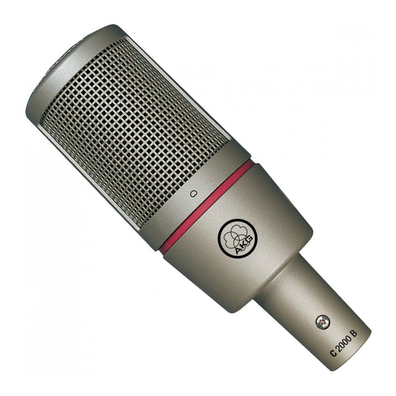 AKG C 2000 B Handbücher