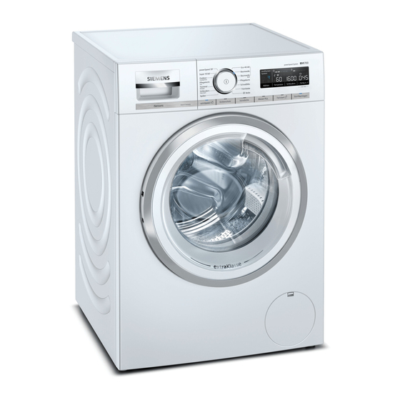 Siemens WM16XM92 Gebrauchs- Und Montageanleitung