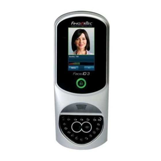 FingerTec Face ID3 Schnellstartanleitung