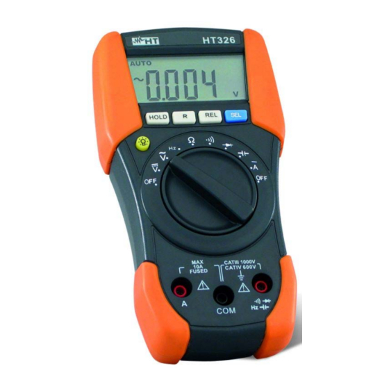 HT Instruments HT326 Bedienungsanleitung