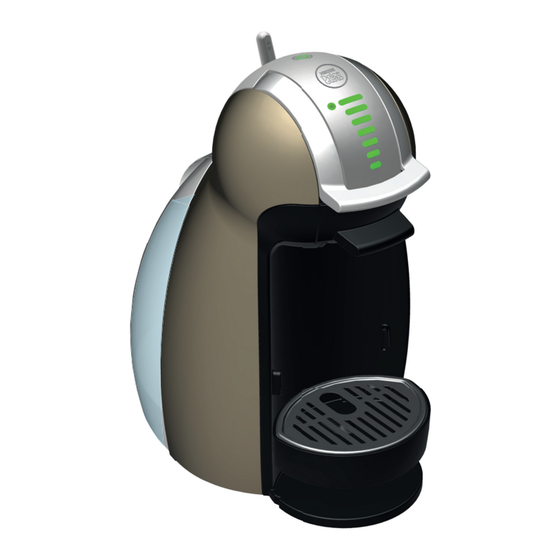 Nescafé Dolce Gusto Genio-Serie Schnellstartanleitung