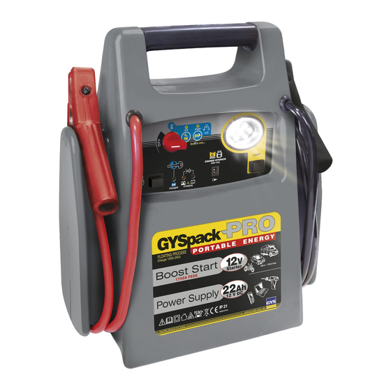 GYS GYSPACK PRO Bedienungsanleitung