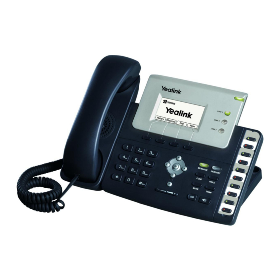 Yealink SIP-T26P Schnellstartanleitung