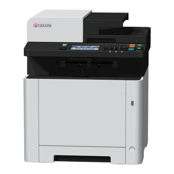 Kyocera ECOSYS M5526cdn Erste Schritte