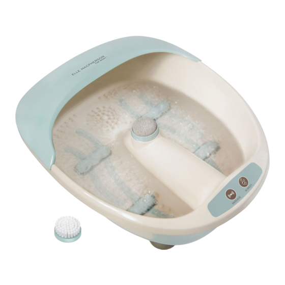 HoMedics Elle Macpherson The Body ELM-FS100-GB Handbuch