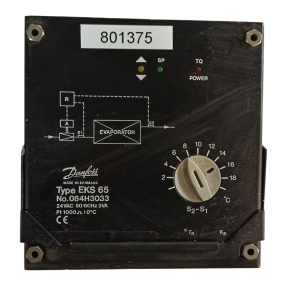 Danfoss EKS 65 Instruktionen