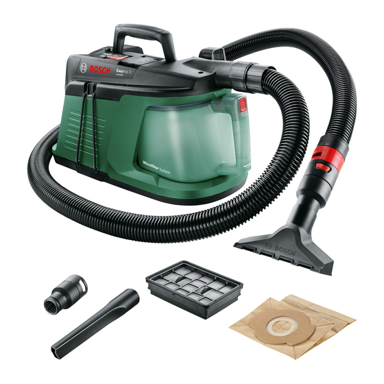 Bosch EasyVac 3 Originalbetriebsanleitung