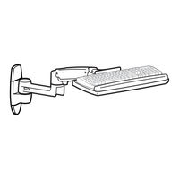 Ergotron LX Wall Mount Keyboard Arm Montageanleitungen