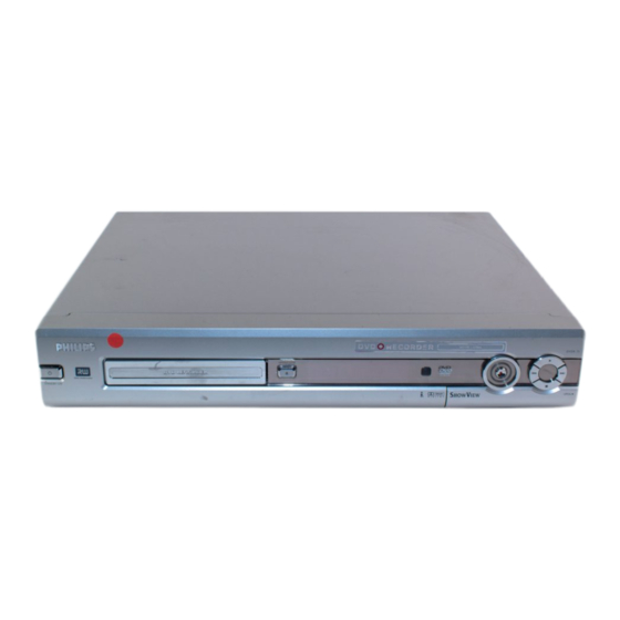 Philips DVDR7310H/97 Bedienungsanleitung