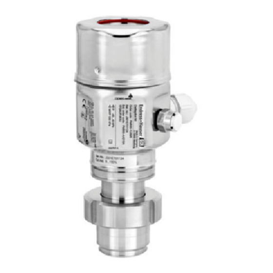 Endress+Hauser Deltapilot M FMB50 Technische Information