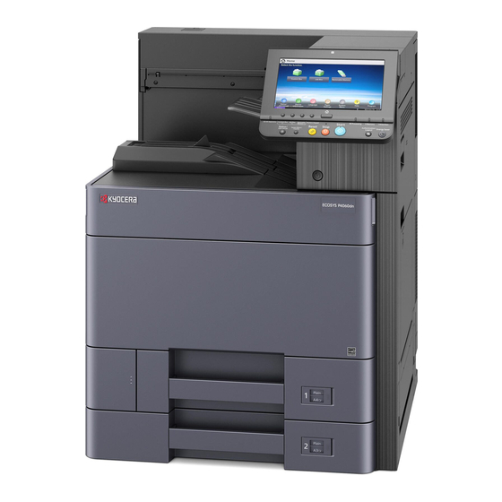 Kyocera Ecosys P4060dn Bedienungsanleitung