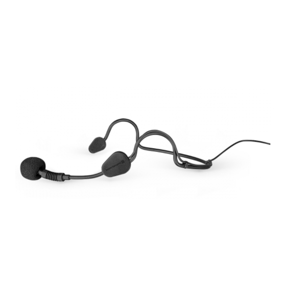 Beyerdynamic TG H34c Gebrauchsanweisung
