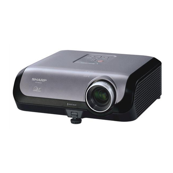 Sharp XG-MB67X Bedienungsanleitung