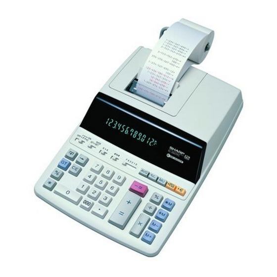 Sharp EL-2607PC Bedienungsanleitung
