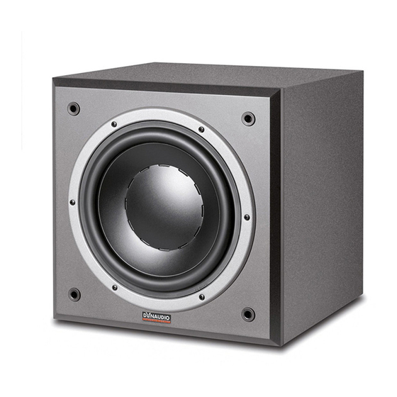 Dynaudio SUB 250 Kurzanleitung