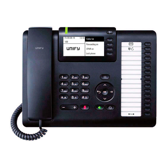 Unify SwyxPhone L64 Schnellstart