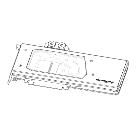 Watercool HEATKILLER IV VGA Serie Montageanleitung