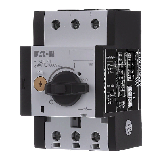 Eaton P-SOL30 Montageanweisung