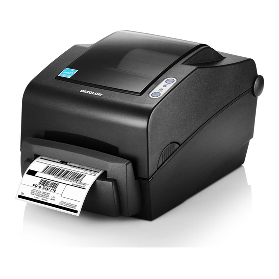 BIXOLON SLP-TX400R Benutzerhandbuch