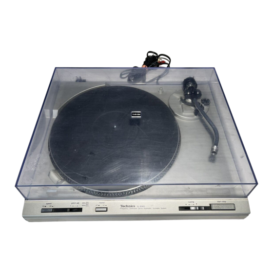 Technics SL-B303 Serviceanleitung
